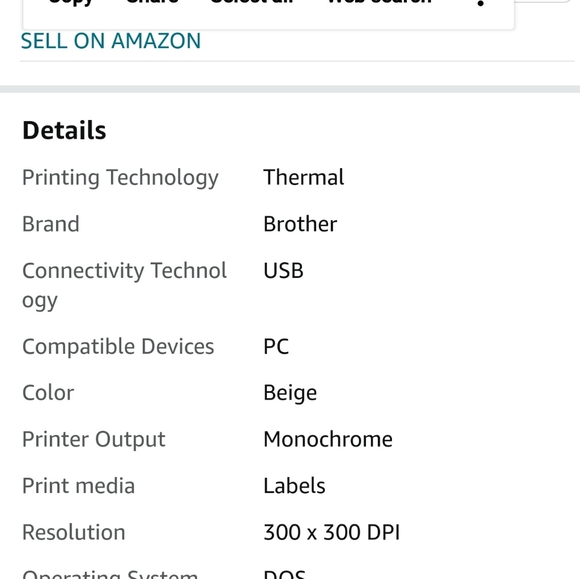 Brother QL-1050 WIDE FORMAT PROFESSIONAL LABEL PRINTER - Picture 12 of 13